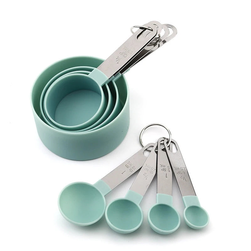 8PCS Measuring Cups Spoons Set