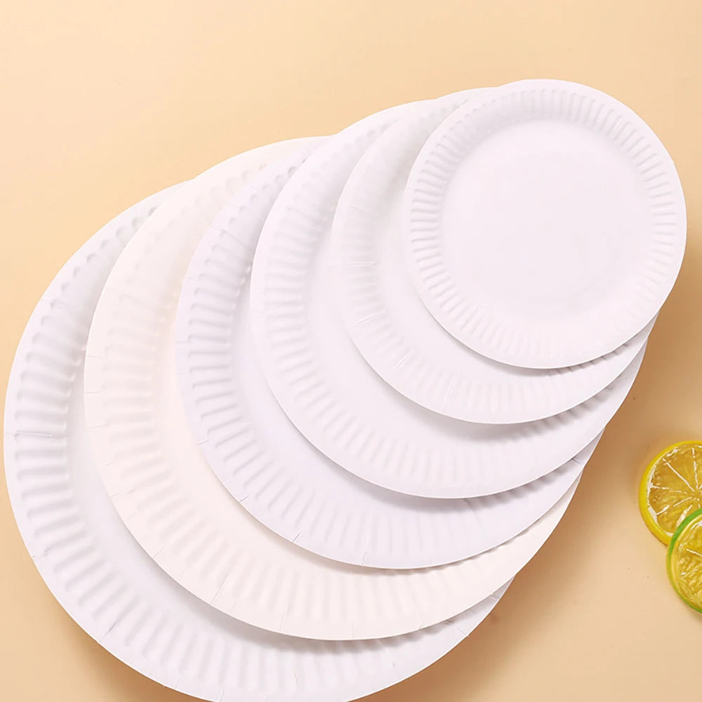 20pcs Disposable Paper Plate Set