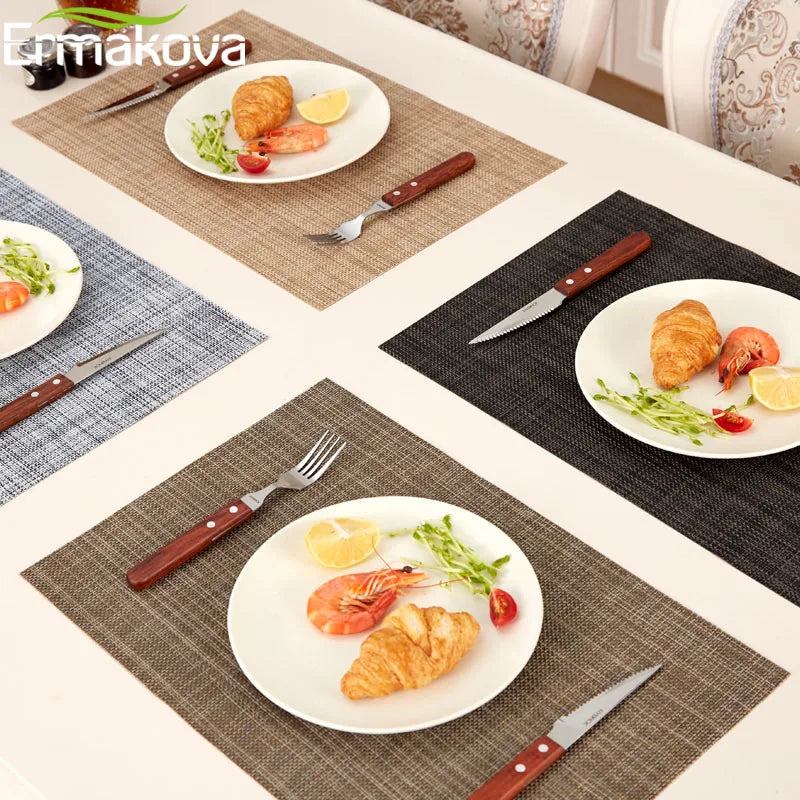 4 PCS/6 PCS Place mats Table Mats