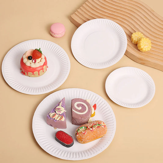 20pcs Disposable Paper Plate Set