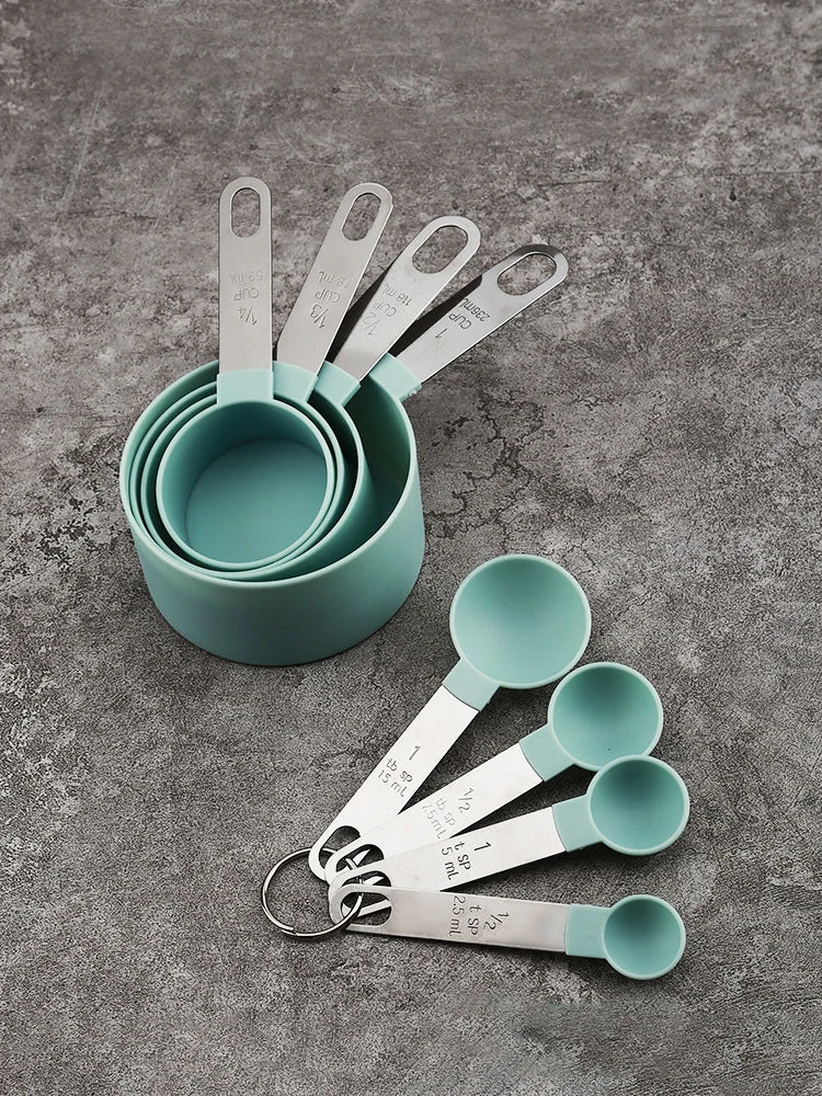 8PCS Measuring Cups Spoons Set