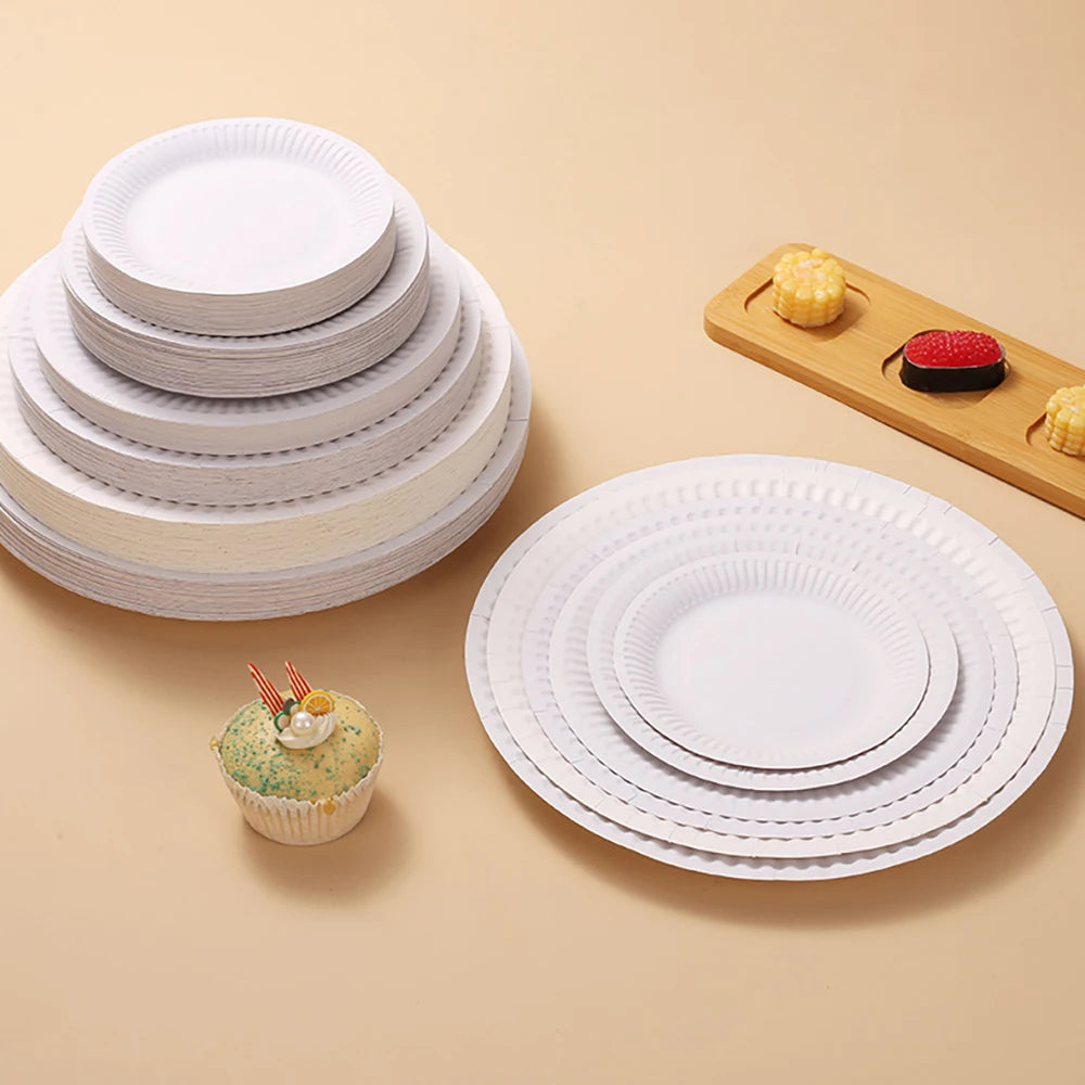 20pcs Disposable Paper Plate Set