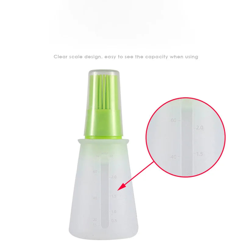 1PC Oil Bottle with Silicone Brush