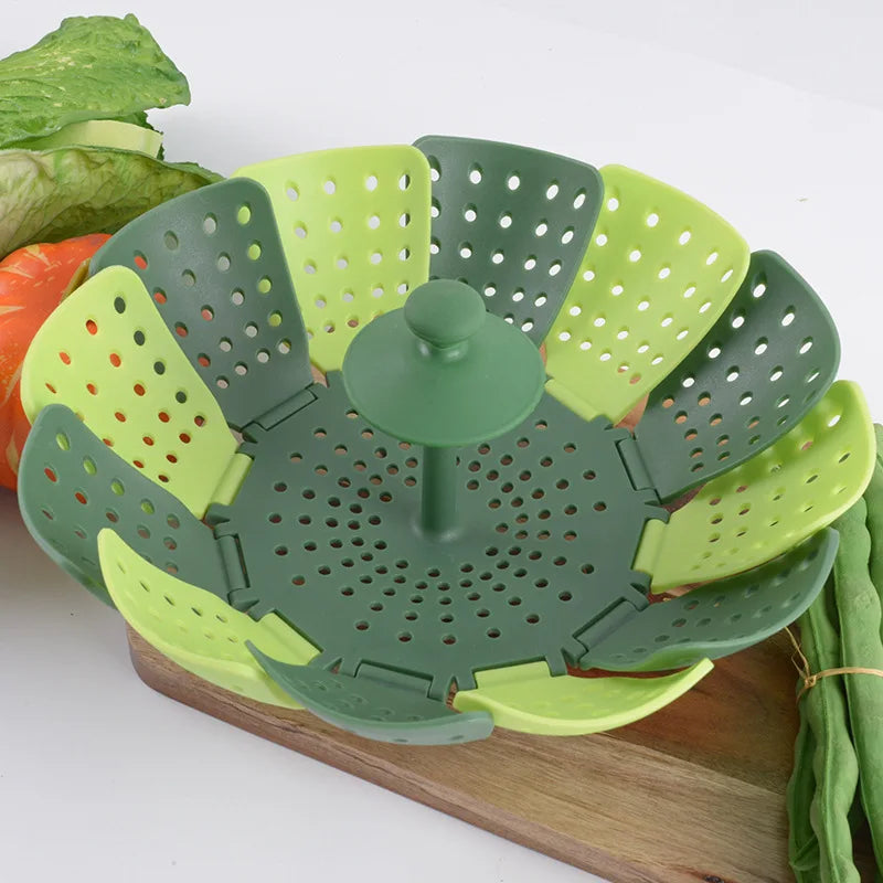 Retractable Lotus Steamer Basket