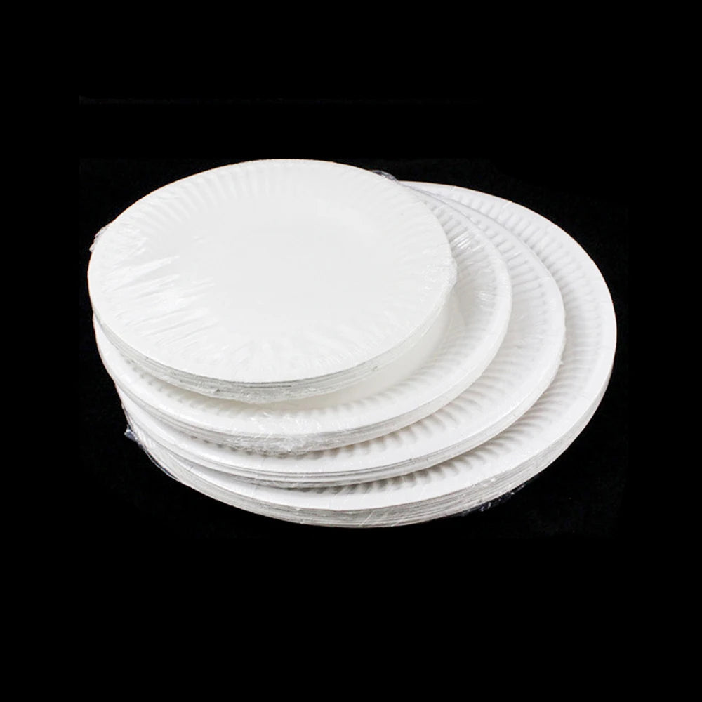 20pcs Disposable Paper Plate Set