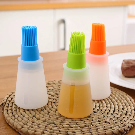 1PC Oil Bottle with Silicone Brush